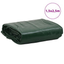 vidaXL zöld ponyva 1,5 x 2,5 m 650 g/m²