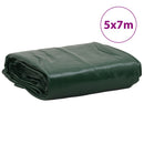 vidaXL zöld ponyva 5 x 7 m 650 g/m²