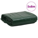 vidaXL zöld ponyva 5 x 8 m 650 g/m²