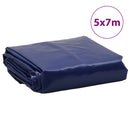 vidaXL kék ponyva 5 x 7 m 650 g/m²