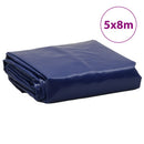 vidaXL kék ponyva 5 x 8 m 650 g/m²