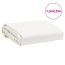 vidaXL fehér ponyva 1,5 x 2,5 m 650 g/m²