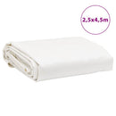 vidaXL fehér ponyva 2,5 x 4,5 m 650 g/m²