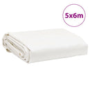 vidaXL fehér ponyva 5 x 6 m 650 g/m²