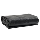 vidaXL fekete ponyva 2,5 x 4,5 m 650 g/m²