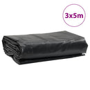 vidaXL antracitszürke ponyva 3 x 5 m 650 g/m²