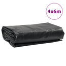 vidaXL antracitszürke ponyva 4 x 6 m 650 g/m²