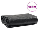 vidaXL antracitszürke ponyva 4 x 7 m 650 g/m²