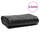 vidaXL antracitszürke ponyva 3,5 x 5 m 650 g/m²