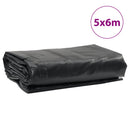 vidaXL antracitszürke ponyva 650 g/m² 5 x 6 m