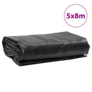 vidaXL antracitszürke ponyva 5 x 8 m 650 g/m²