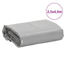 vidaXL szürke ponyva 2,5 x 4,5 m 650 g/m²