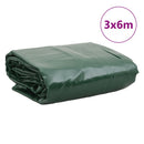 vidaXL zöld ponyva 3 x 6 m 650 g/m²