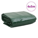 vidaXL zöld ponyva 4 x 5 m 650 g/m²