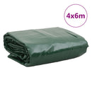 vidaXL zöld ponyva 4 x 6 m 650 g/m²
