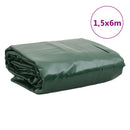 vidaXL zöld ponyva 1,5 x 6 m 650 g/m²