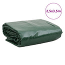 vidaXL zöld ponyva 2,5 x 3,5 m 650 g/m²