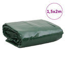 vidaXL zöld ponyva 1,5 x 2 m 650 g/m²