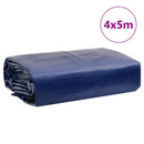 vidaXL kék ponyva 4 x 5 m 650 g/m²