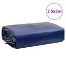 vidaXL kék ponyva 3,5 x 5 m 650 g/m²