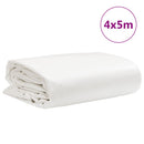vidaXL fehér ponyva 4 x 5 m 650 g/m²