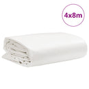 vidaXL fehér ponyva 4 x 8 m 650 g/m²
