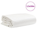 vidaXL fehér ponyva 1,5 x 10 m 650 g/m²