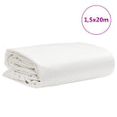 vidaXL fehér ponyva 1,5 x 20 m 650 g/m²