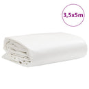 vidaXL fehér ponyva 3,5 x 5 m 650 g/m²