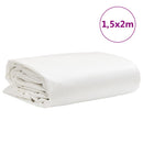 vidaXL fehér ponyva 1,5 x 2 m 650 g/m²