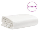 vidaXL fehér ponyva 1,5 x 2,5 m 650 g/m²