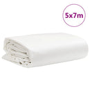 vidaXL fehér ponyva 5 x 7 m 650 g/m²