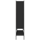 vidaXL fekete szerelt fa könyvszekrény 102x30x141,5 cm