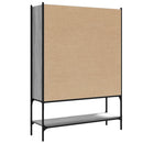 vidaXL szürke sonoma színű szerelt fa könyvespolc 102x30x141,5 cm