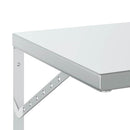 vidaXL 2 db ezüstszínű rozsdamentes acél fali polc 100x40 cm