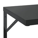 vidaXL 2 db fekete rozsdamentes acél fali polc 75 x 40 cm