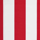 vidaXL piros és fehér csíkos pótszövet napellenzőhöz 3,5x2,5 m