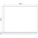 vidaXL piros és fehér poliészter pótszövet napellenzőhöz 400 x 300 cm