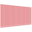 vidaXL piros és fehér csíkos pótszövet napellenzőhöz 6x3 m
