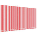 vidaXL piros és fehér poliészter pótszövet napellenzőhöz 600 x 300 cm