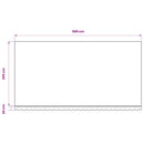 vidaXL piros és fehér poliészter pótszövet napellenzőhöz 600 x 300 cm