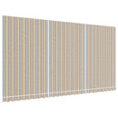 vidaXL többszínű csíkos pótszövet napellenzőhöz 6 x 3 m