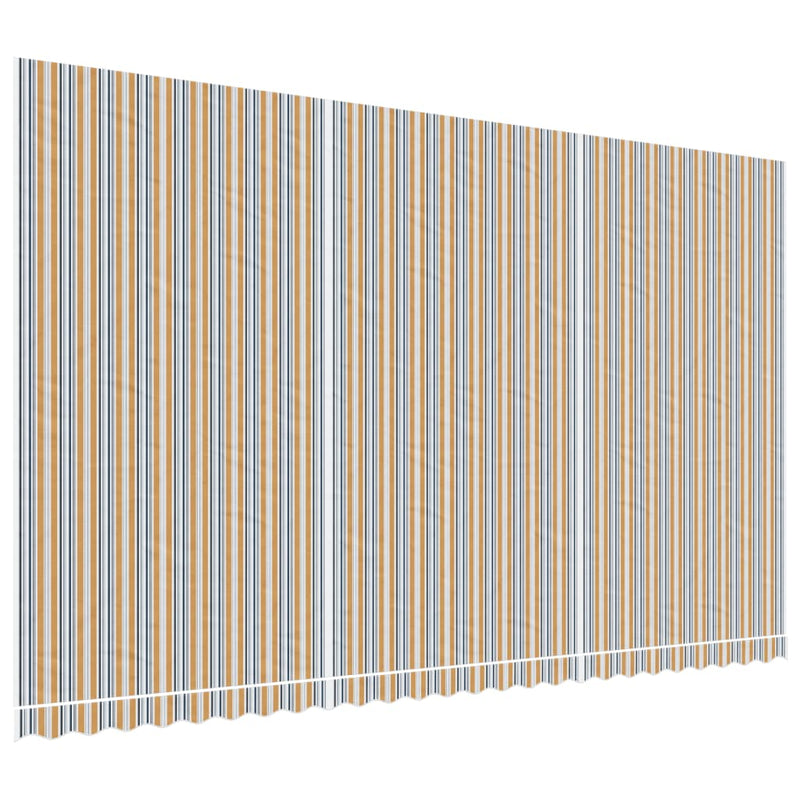 vidaXL többszínű csíkos pótszövet napellenzőhöz 6 x 3,5 m