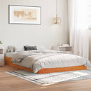 vidaXL viaszbarna tömör fenyőfa ágy matrac nélkül 160 x 200 cm