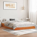 vidaXL viaszbarna tömör fenyőfa ágy matrac nélkül 140 x 200 cm