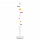 vidaXL fehér porszórt vas ruhafogas 172 cm