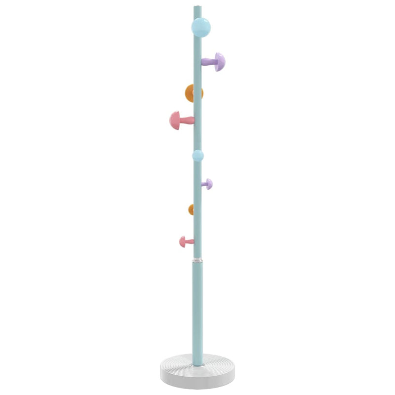 vidaXL kék porszórt vas ruhafogas 172 cm