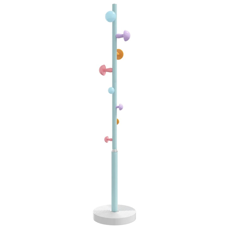vidaXL kék porszórt vas ruhafogas 172 cm