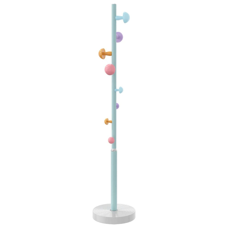 vidaXL kék porszórt vas ruhafogas 172 cm