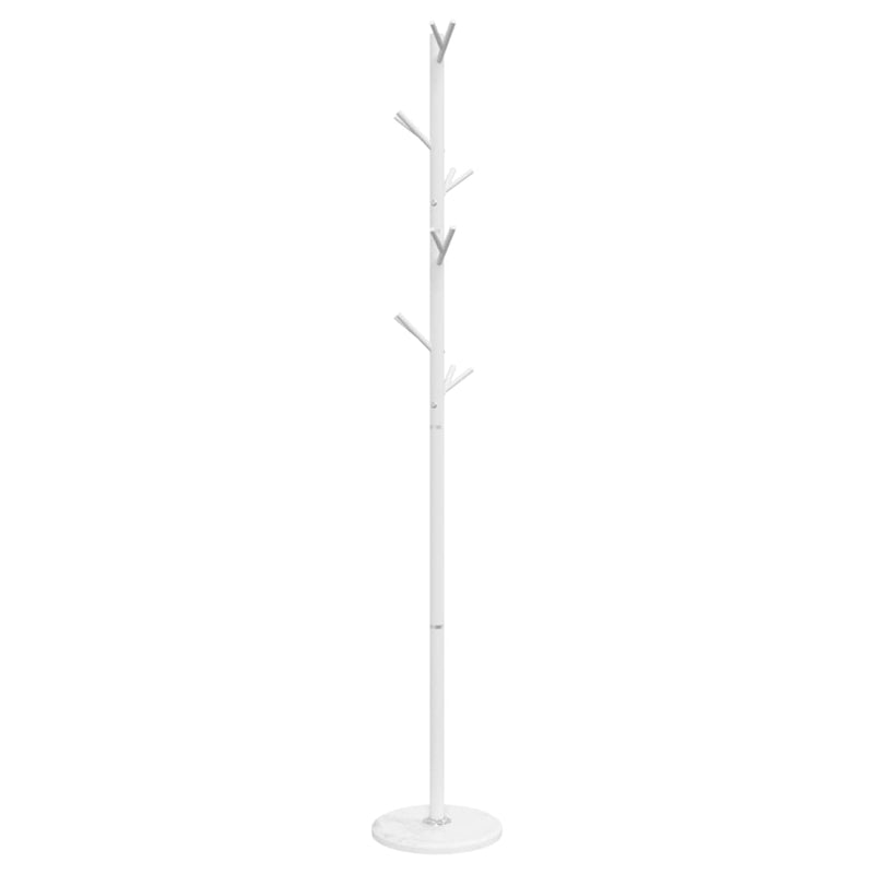 vidaXL fehér porszórt vas ruhafogas 175 cm